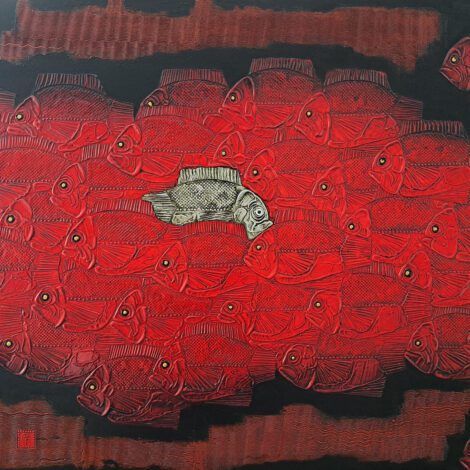 Original painting "Against the Current II"