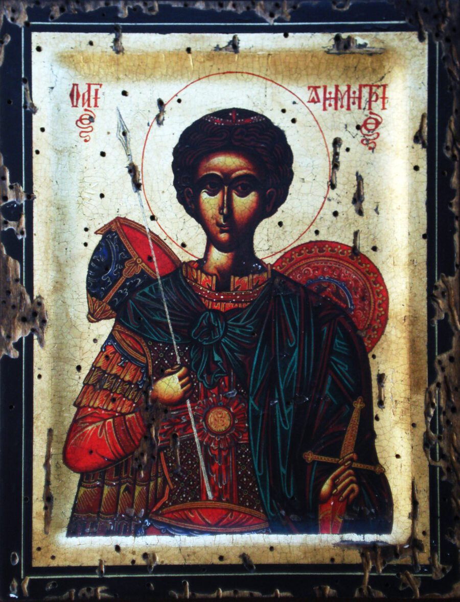 Authentic icon "St. Demetrius"