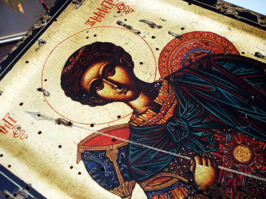 Автентична икона “Св. Димитър" - Image 2