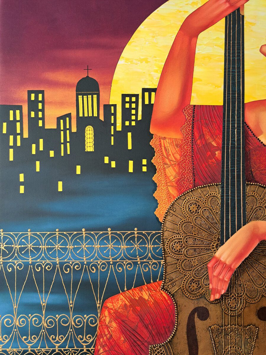 Оригинална картина “Нощен джаз" - Image 6