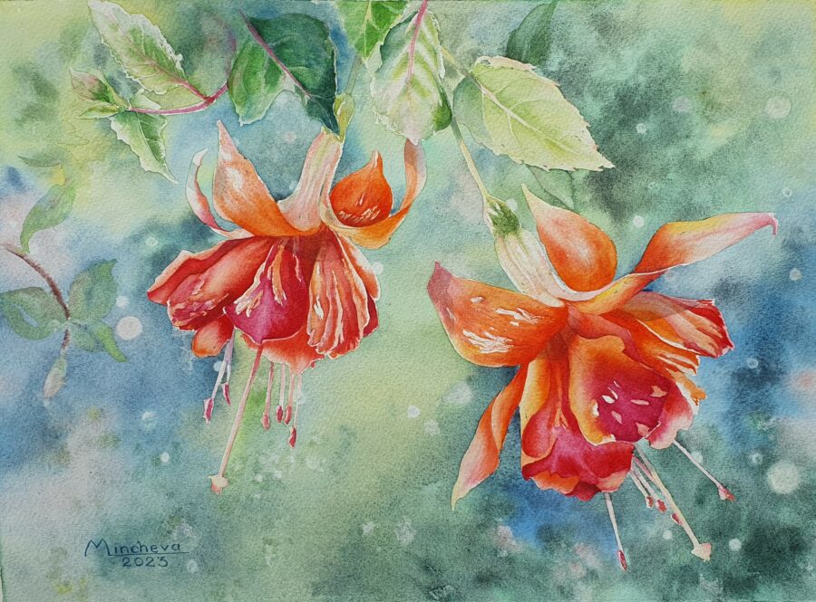 Original painting "Bloomed"