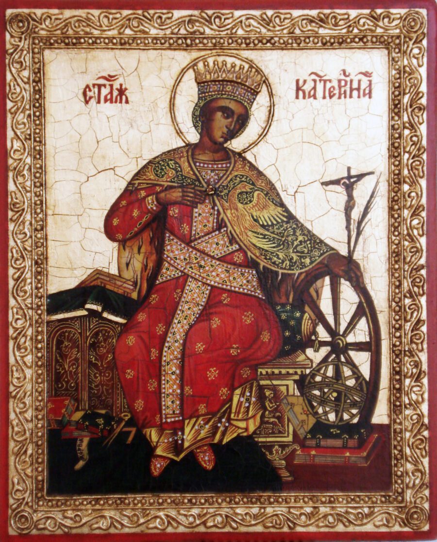 Authentic icon "St. Great Martyr Catherine"