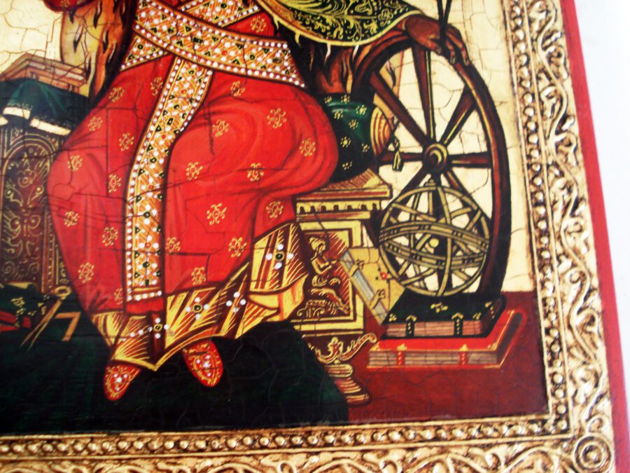 Автентична икона “Св. Великомъченица Екатерина" - Image 3