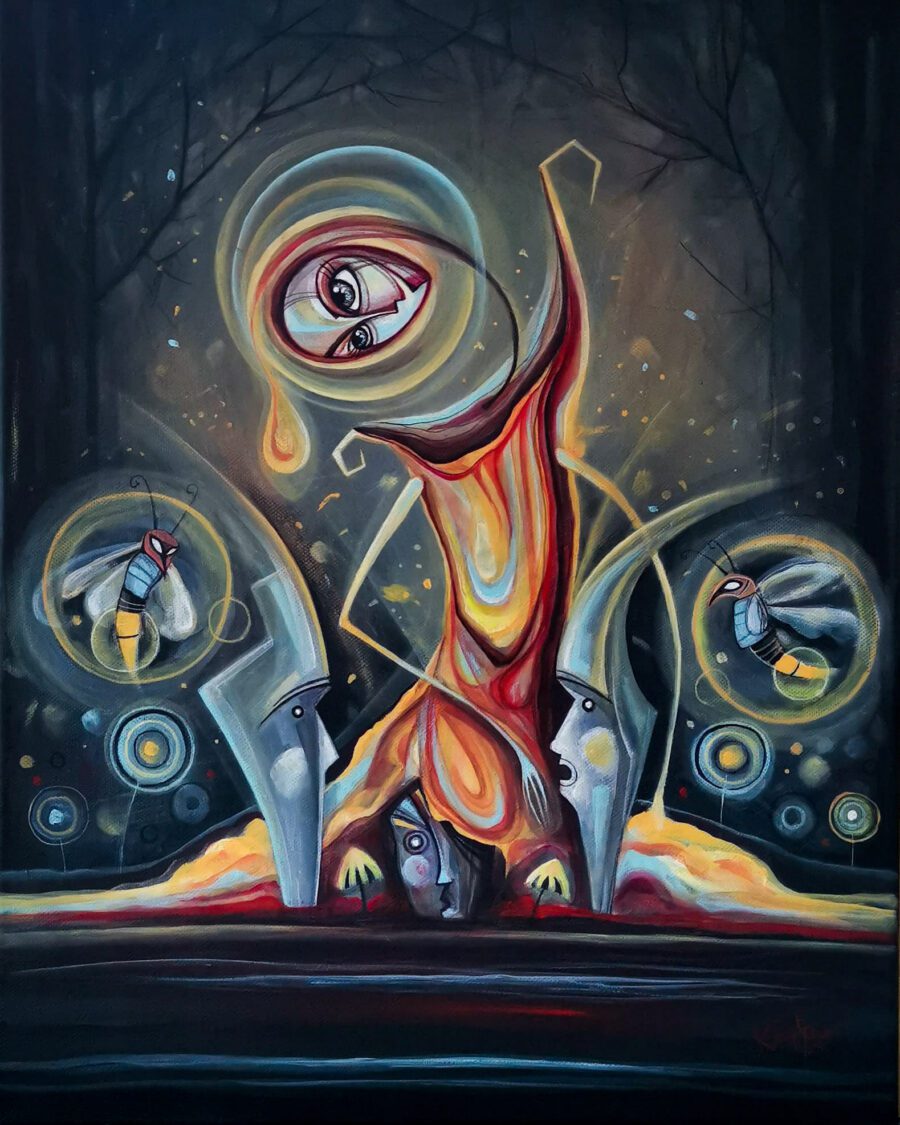 Original painting "Melting Desires"