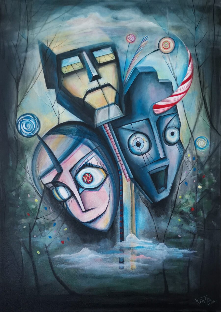 Original painting "Conscious Illusion"