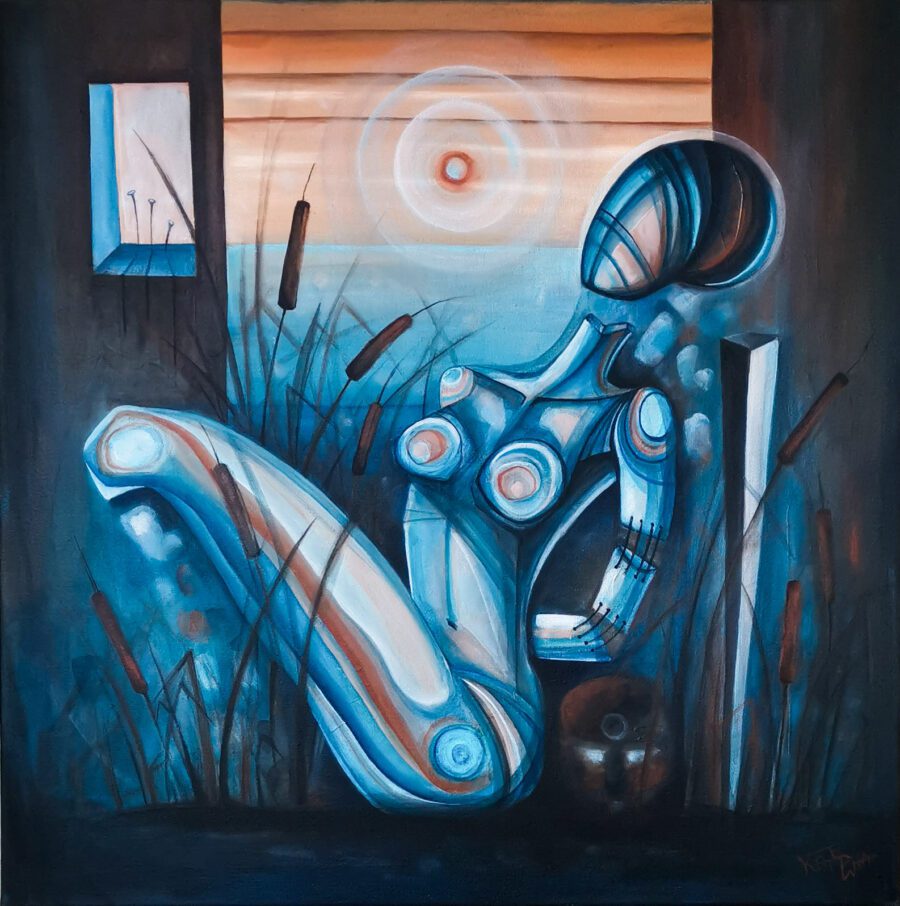 Original painting "Dedication"