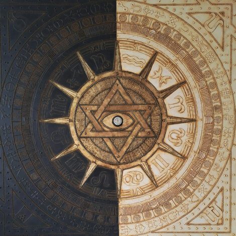 Original painting "The Wheel of Life"