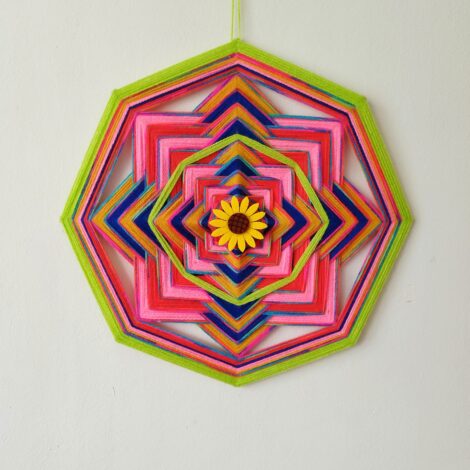 Handmade mandala "Flower Garden"