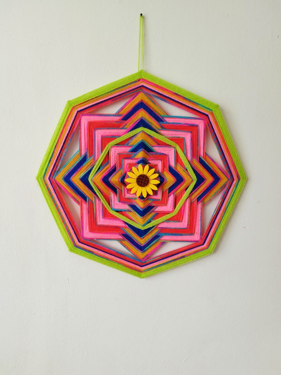 Handmade mandala "Flower Garden"