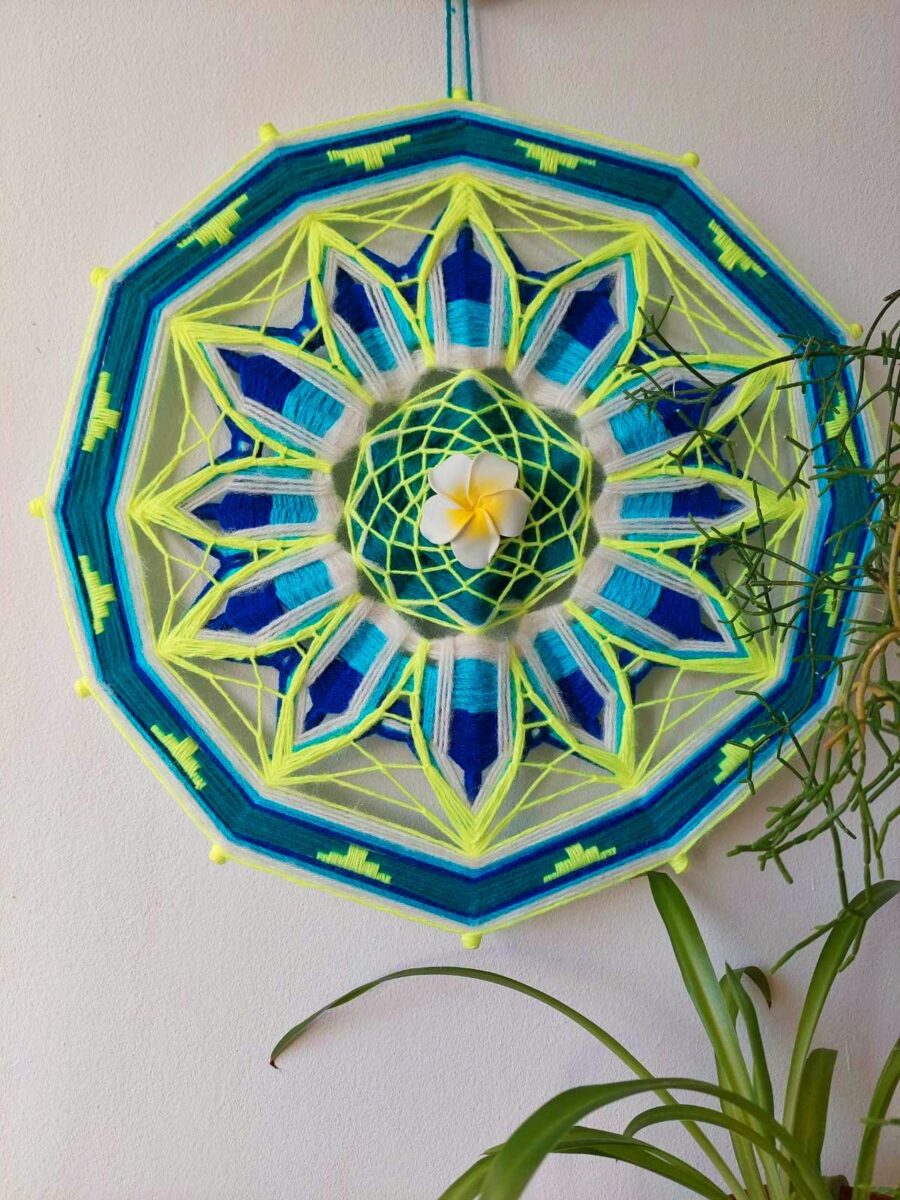 Author's mandala "Plumeria"