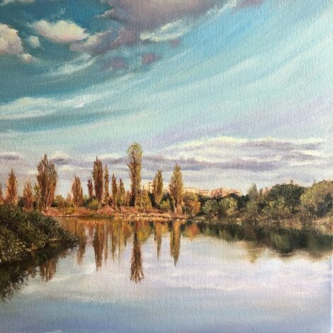 Original painting "Cityscape I"