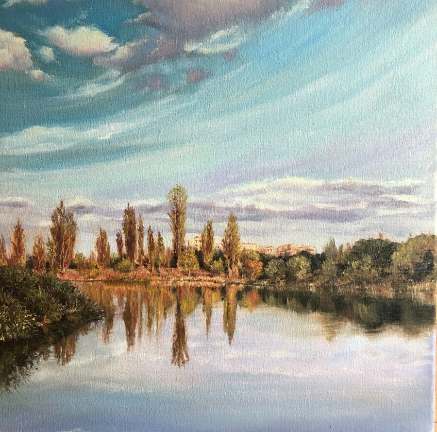 Original painting "Cityscape I"