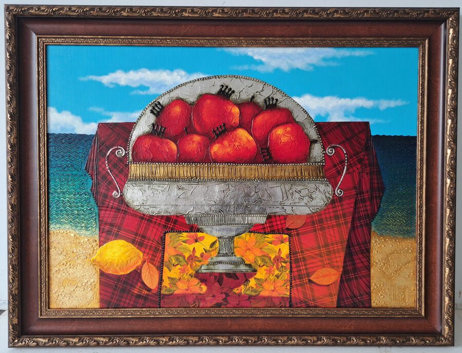 Original painting "Scottish check"