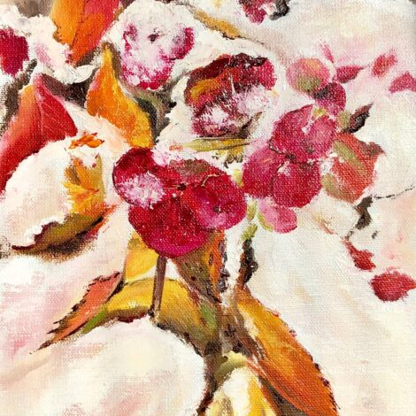 Original painting "Snow Hydrangea"