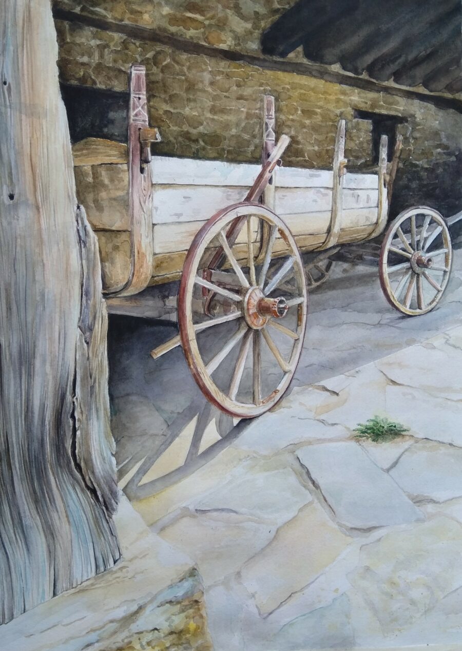 Original painting "Memory of Dryanovo"