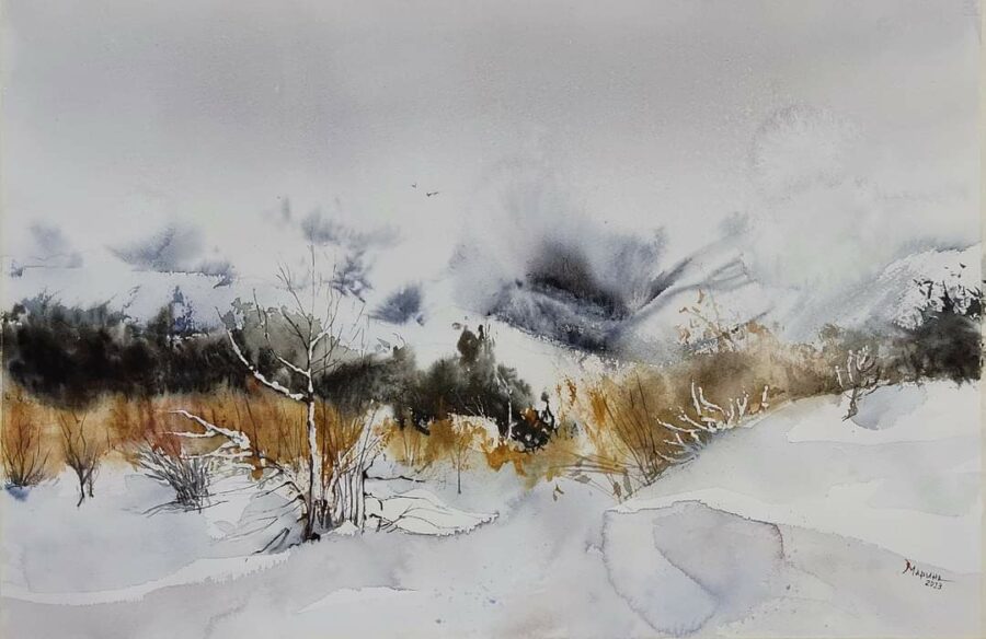 Original painting "Winter"