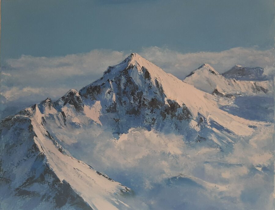 Original painting "Peak Jengal"