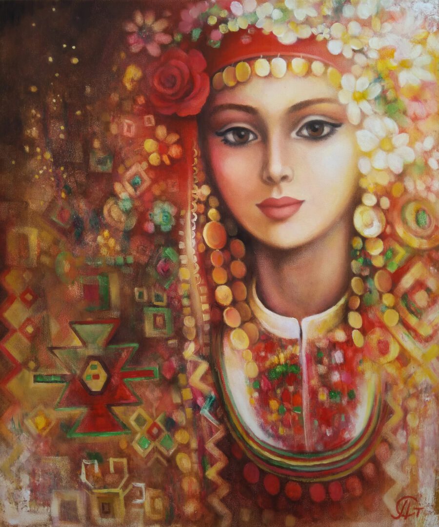 Original painting "Folk Song"
