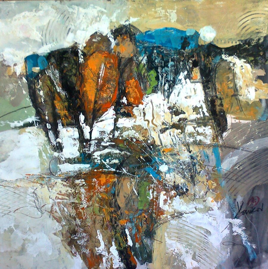 Original painting "Poetic Winter"