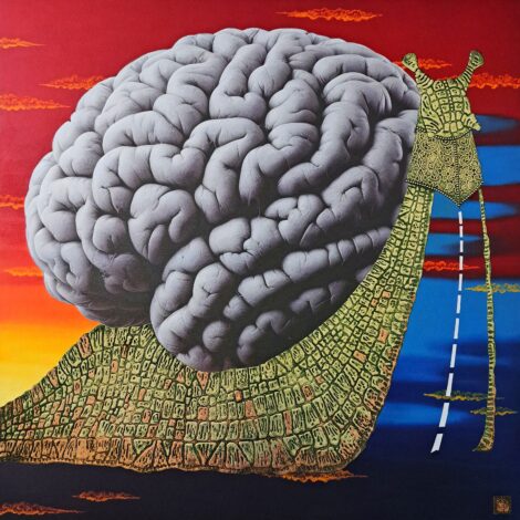 Original painting "Traveler"