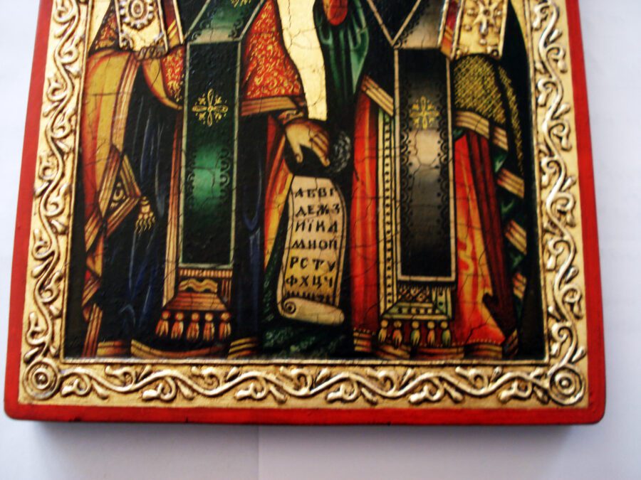 Автентична икона “Св. Кирил и Методи" - Image 3