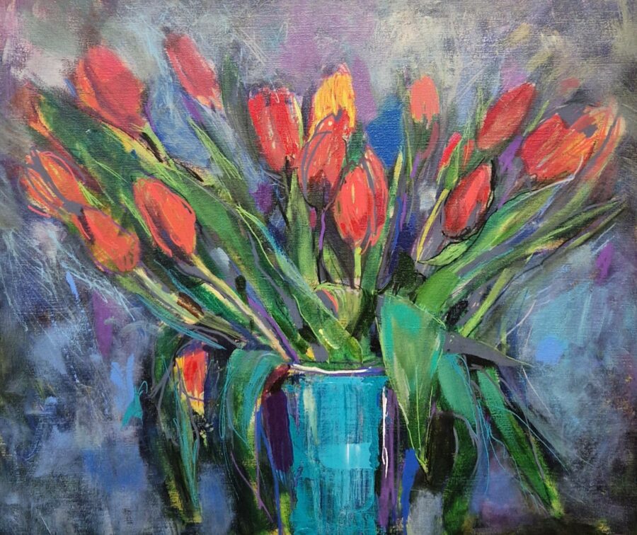 Original painting "Spring Flowers"