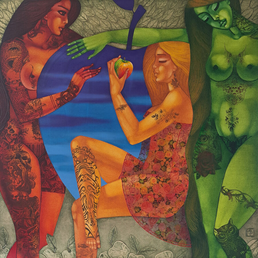 Original painting "Apples"