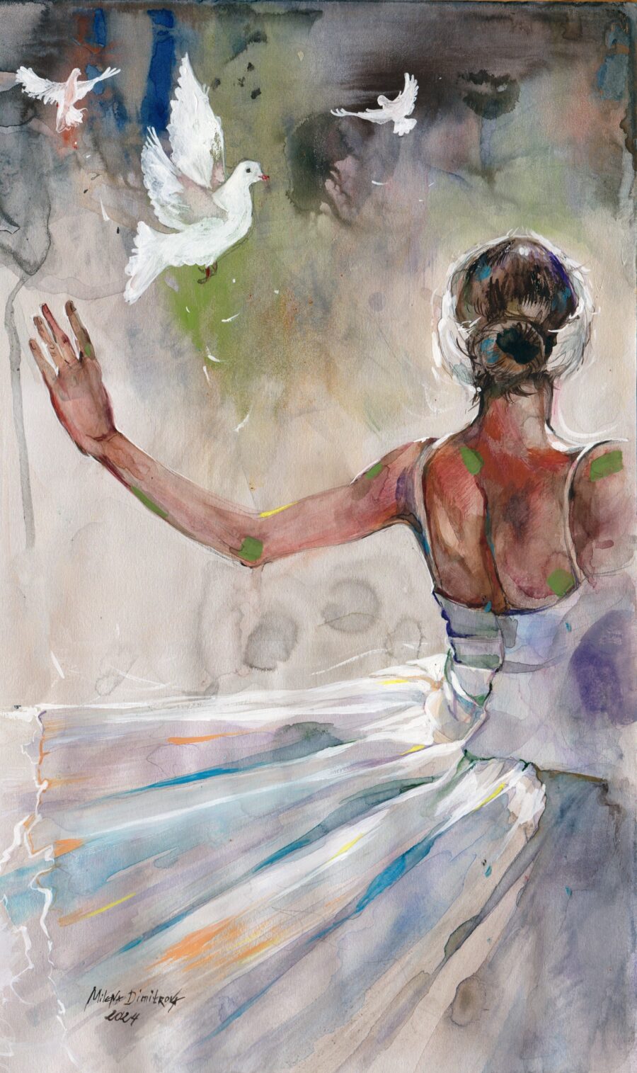 Original painting "The Ballerina"