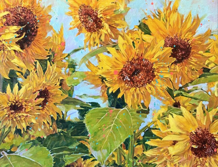 Original painting "Sunflowers"