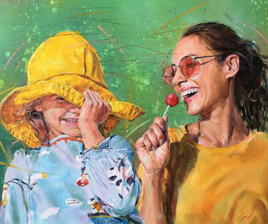 Original painting "Childhood"