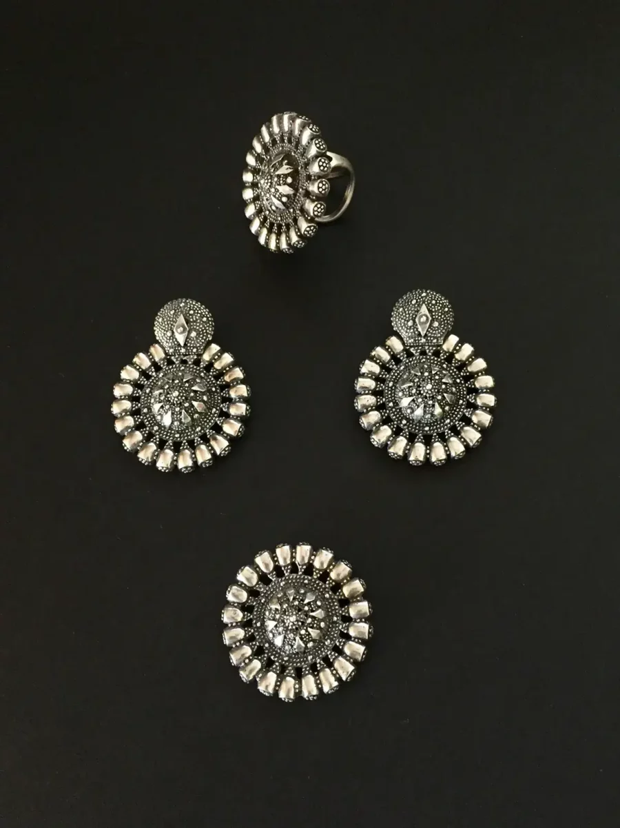 Silver set "Arpalii" with chain