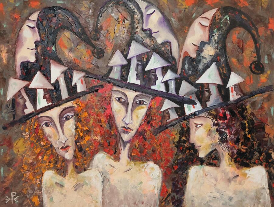 Original painting "The Noise in Your Head"