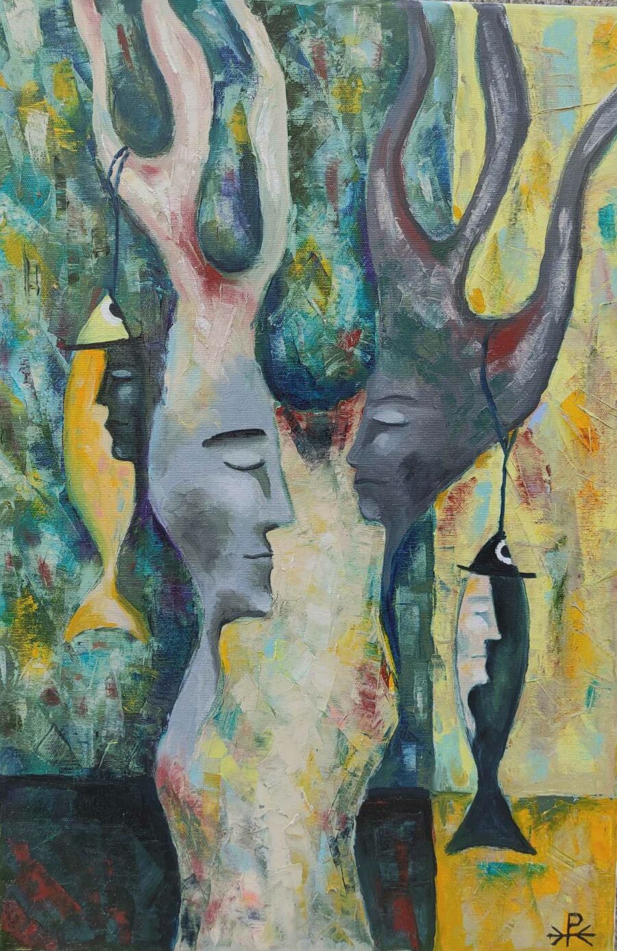 Original painting "Silent Speech"