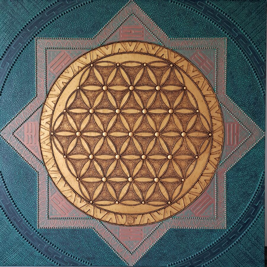 Original painting "Flower of Life"