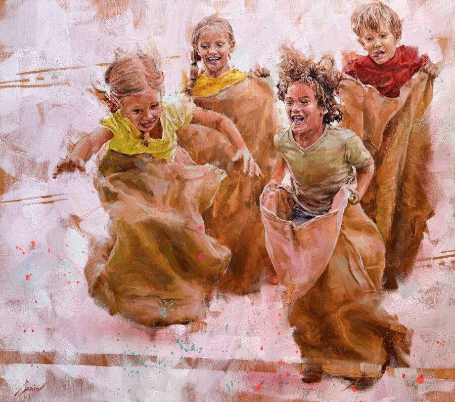 Original painting "Childhood III"