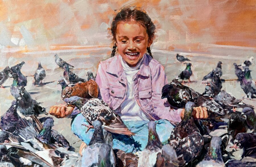 Original painting "Friends"