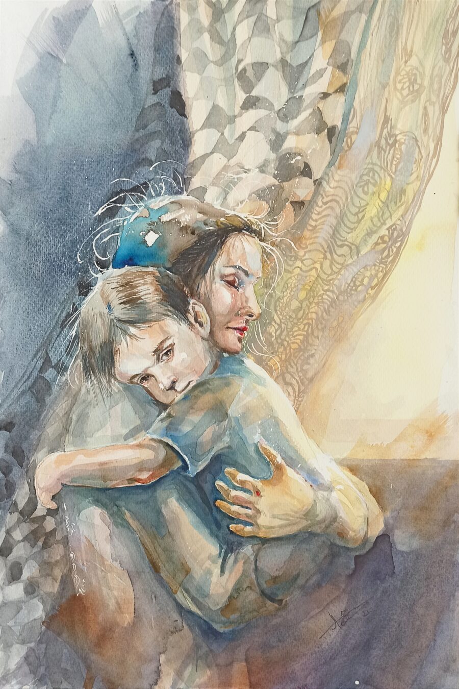 Original painting "Time to stop for more"